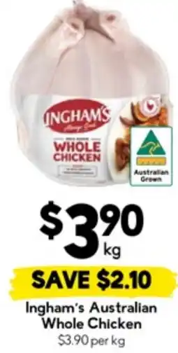 Drakes Ingham's Australian Whole Chicken offer