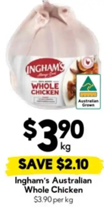 Drakes Ingham's Australian Whole Chicken offer
