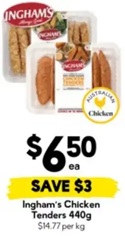 Drakes Ingham's Chicken Tenders offer