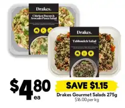 Drakes Drakes Gourmet Salads offer
