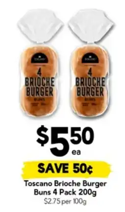 Drakes Toscano Brioche Burger Buns offer
