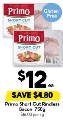 Drakes Primo Short Cut Rindless Bacon offer