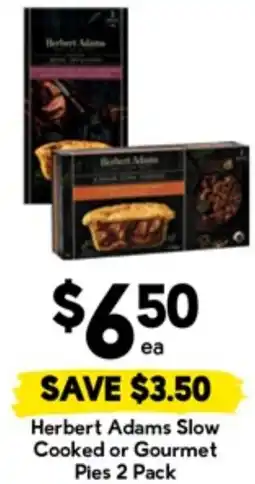 Drakes Herbert Adams Slow Cooked or Gourmet Pies offer