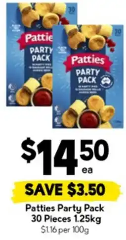 Drakes Patties Party Pack 30 Pieces offer