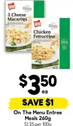 Drakes On The Menu Entree Meals offer