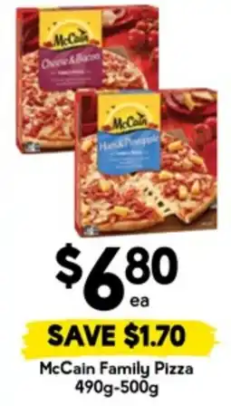 Drakes McCain Family Pizza offer