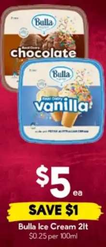 Drakes Bulla Ice Cream offer