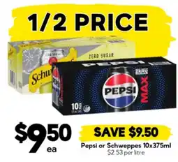Drakes Pepsi or Schweppes offer