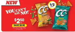 Drakes CC's Corn Chips offer