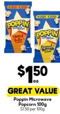 Drakes Poppin Microwave Popcorn offer