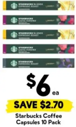 Drakes Starbucks Coffee Capsules offer