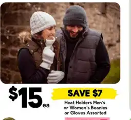 Drakes Heat Holders Men's or Women's Beanies or Gloves Assorted offer