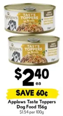 Drakes Applaws Taste Toppers Dog Food offer