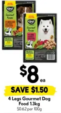 Drakes 4 Legs Gourmet Dog Food offer
