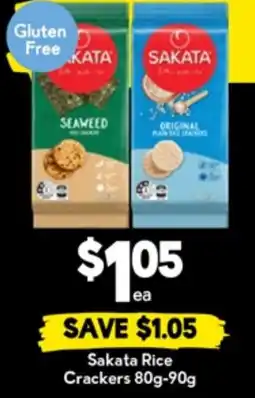 Drakes Sakata Rice Crackers offer
