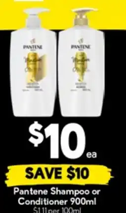 Drakes Pantene Shampoo or Conditioner offer