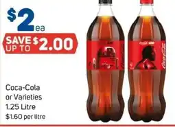 Foodland Coca-Cola or Varieties offer