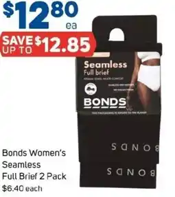 Foodland Bonds Women's Seamless Full Brief 2 Pack offer
