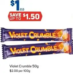 Foodland Violet Crumble offer