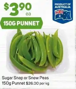 Foodland Sugar Snap or Snow Peas Punnet offer