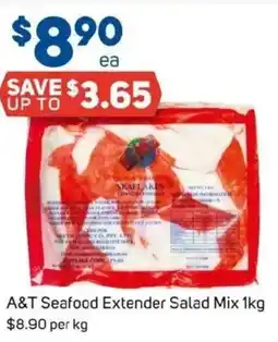 Foodland A&T Seafood Extender Salad Mix offer