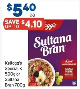 Foodland Kellogg's Special K or Sultana offer