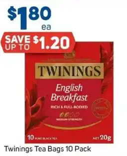 Foodland Twinings Tea Bags offer