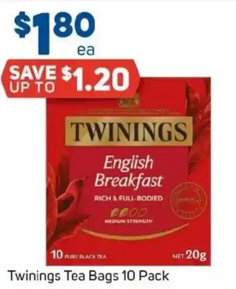 Foodland Twinings Tea Bags offer