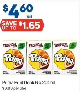 Foodland Prima Fruit Drink offer