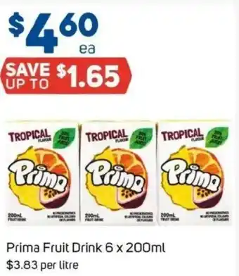 Foodland Prima Fruit Drink offer