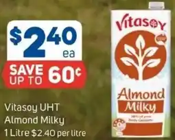 Foodland Vitasoy uht almond milky offer
