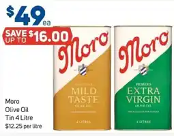 Foodland Moro Olive Oil Tin offer