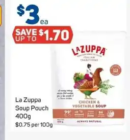 Foodland La zuppa soup pouch offer