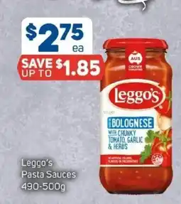Foodland Leggo's Pasta Sauces offer