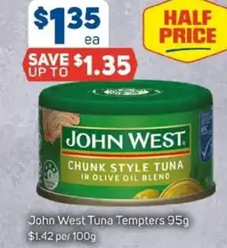 Foodland John West Tuna Tempters offer