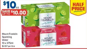 Foodland Mount franklin sparkling offer