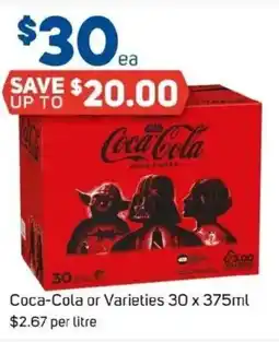 Foodland Coca-Cola or Varieties offer