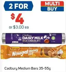 Foodland Cadbury Medium Bars offer
