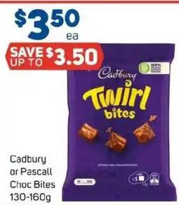 Foodland Cadbury or Pascall Choc Bites offer