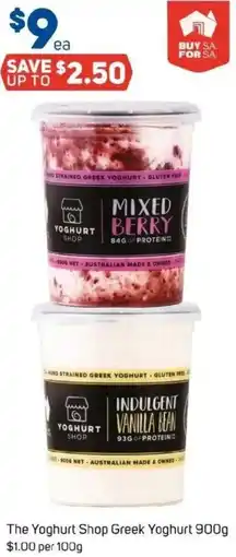 Foodland The Yoghurt Shop Greek Yoghurt offer