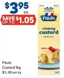 Foodland Pauls Custard offer