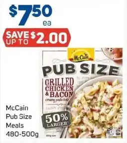 Foodland McCain Pub Size Meals offer