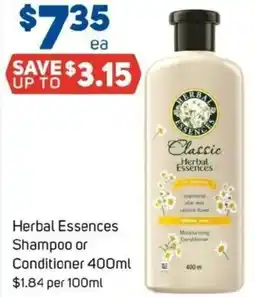 Foodland Herbal Essences Shampoo or Conditioner offer