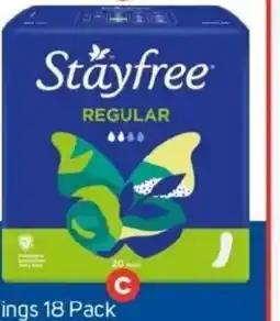 Foodland Stayfree Regular Pads No Wings offer