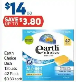 Foodland Earth Choice Dish Tablets 42 Pack offer