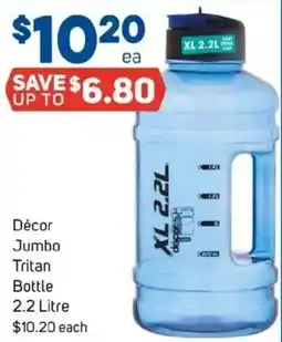 Foodland Décor jumbo tritan bottle offer