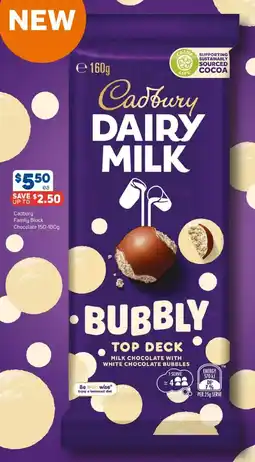 Foodland Cadbury Family Block Chocolate offer