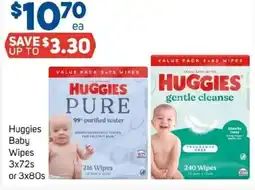 Foodland Huggies Baby Wipes 3x72s offer