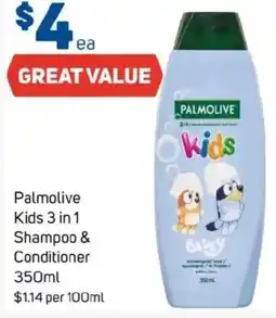Foodland Palmolive kids 3 in 1 shampoo & conditioner offer