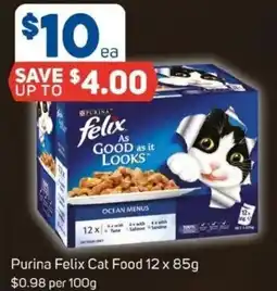 Foodland Purina Felix Cat Food offer